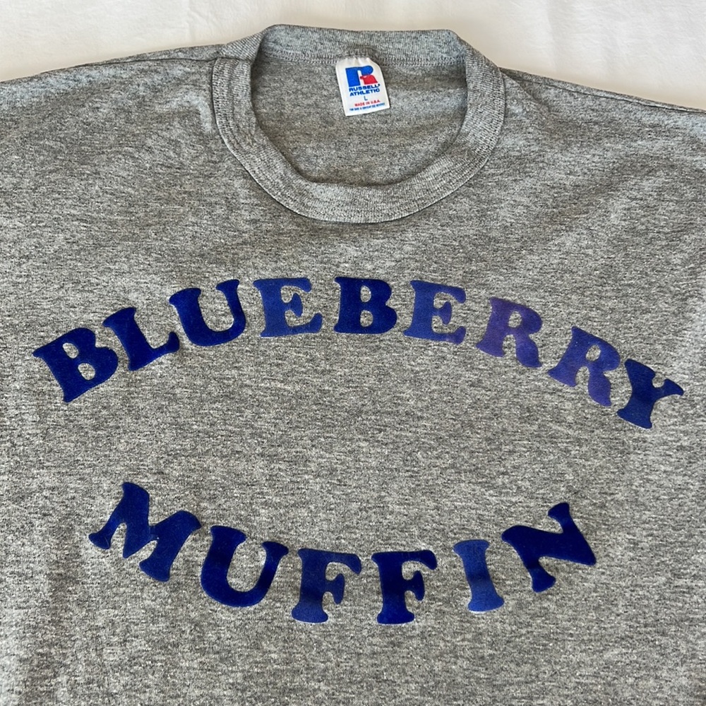 Fuzzy  Blueberry Muffin man T-shirt